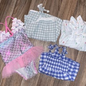 Summer Girl Lot Tops 🌟💗 & 1 swimsuit 🩱